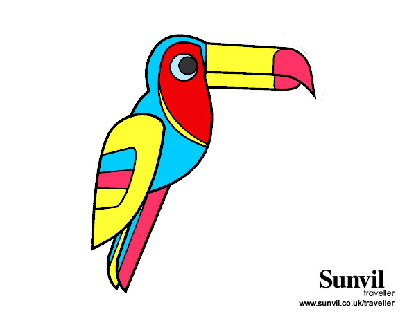 Dibujo Pájaro Tucán pintado por nere39