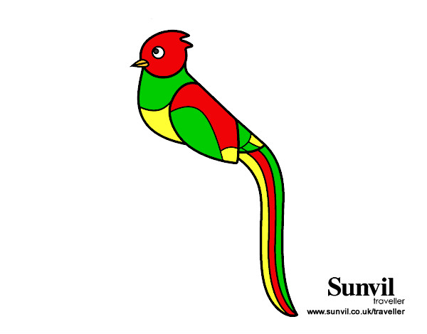 Dibujo Quetzal pintado por iaru123