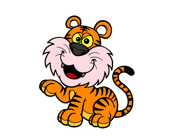 Dibujo Tigre de Bengala pintado por JuanMar3