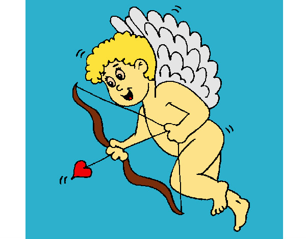 Dibujo Cupido con grandes alas pintado por carlosj