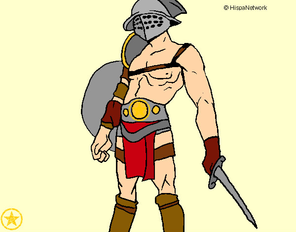Dibujo Gladiador pintado por DJgohan