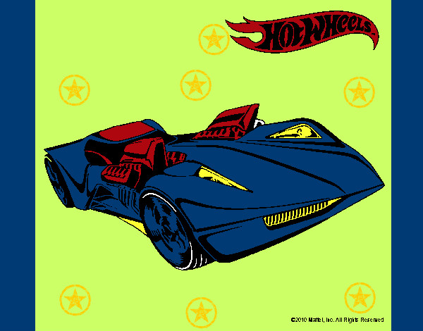 Dibujo Hot Wheels 4 pintado por VALENDG