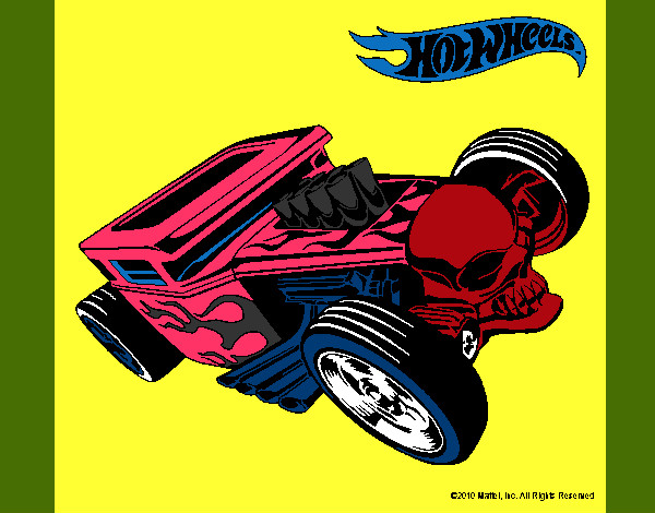 Dibujo Hot Wheels 8 pintado por VALENDG