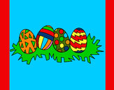 Dibujo Huevos de pascua III pintado por Fedee
