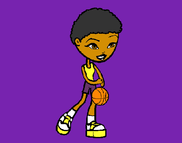 Dibujo Jugadora de básquet pintado por Jp3334