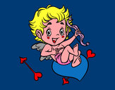 Dibujo Niño Cupido pintado por Nahia19