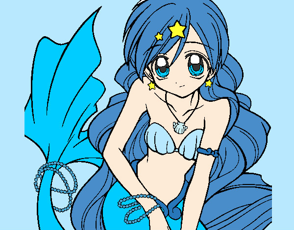 Dibujo Sirena 3 pintado por Starlight