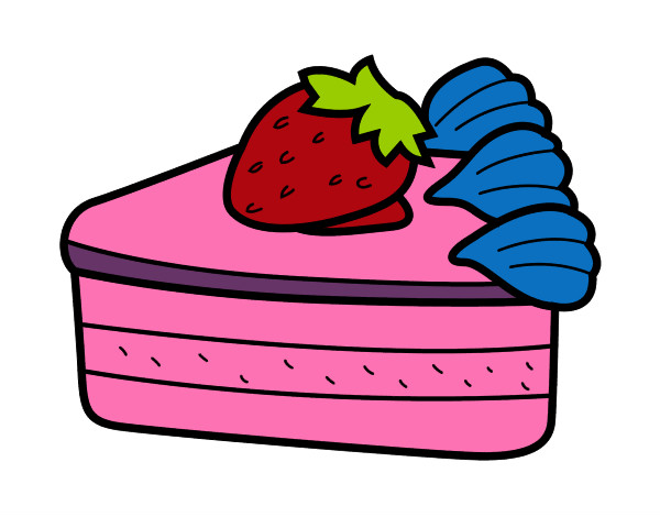 Dibujo Tarta de fresas pintado por Natalia9