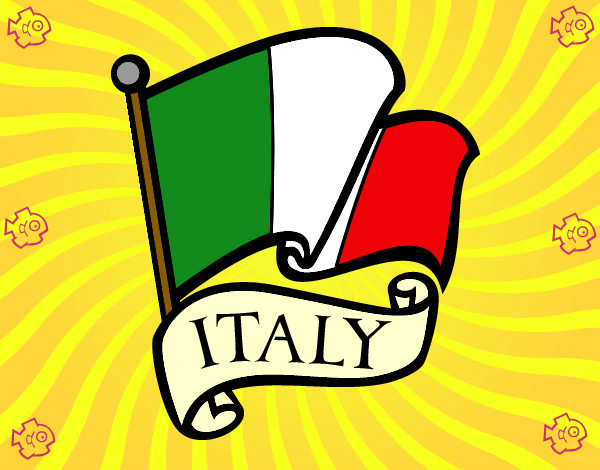 Dibujo Bandera de Italia pintado por Lovecat