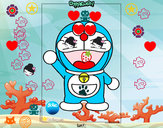 Dibujo Doraemon pintado por rodi