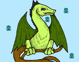 Dibujo Dragón 2 pintado por tkmlamejor