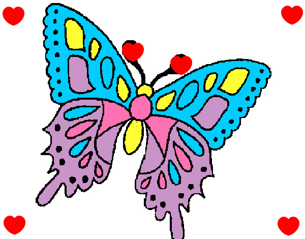 Dibujo Mariposa 2a pintado por audora