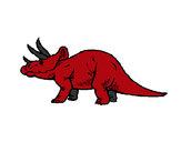 Dibujo Triceratops pintado por juandi001