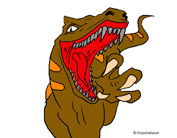 Dibujo Velociraptor II pintado por leiber