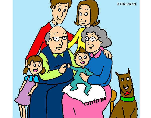 Dibujo Familia pintado por irene13