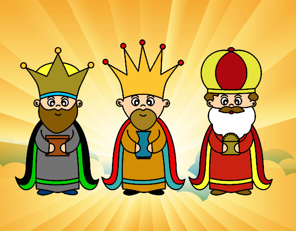 Dibujo Los 3 Reyes Magos pintado por izan4