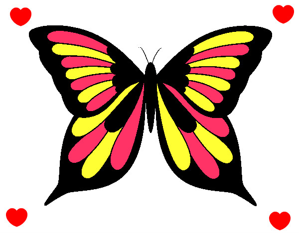 Dibujo Mariposa 8 pintado por nicool