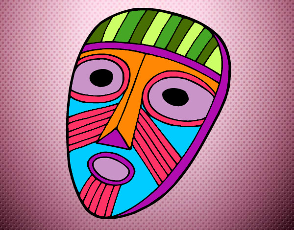 Dibujo Máscara sorprendida pintado por abizura
