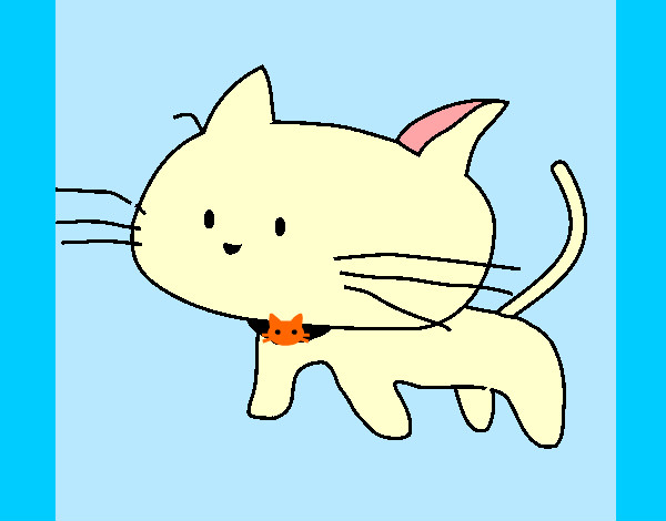 Dibujo Cría de gato pintado por Javikawaii