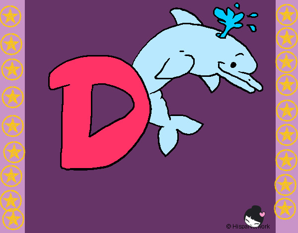 Dibujo Delfín 1 pintado por delfacha