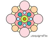 Dibujo Mandala con redondas pintado por Annita123