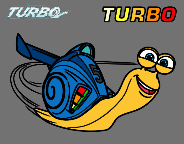 Dibujo Turbo pintado por perrior