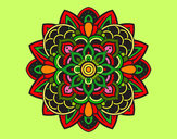 Dibujo Mandala decorativa pintado por anasam