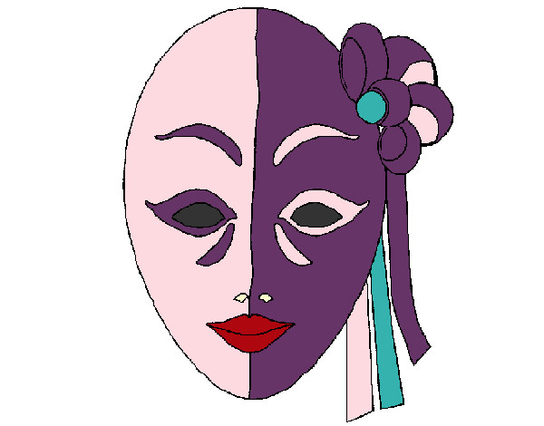 Dibujo Máscara italiana pintado por miapp
