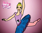 Dibujo Barbie en segundo arabesque pintado por kariett