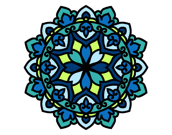Dibujo Mandala celta pintado por nancygomez