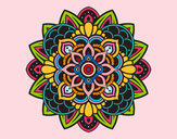 Dibujo Mandala decorativa pintado por Dapnhe