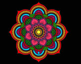Dibujo Mandala flor oriental pintado por marisol999