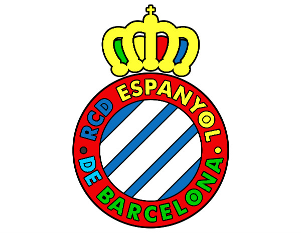 Dibujo Escudo del RCD Espanyol pintado por jose253