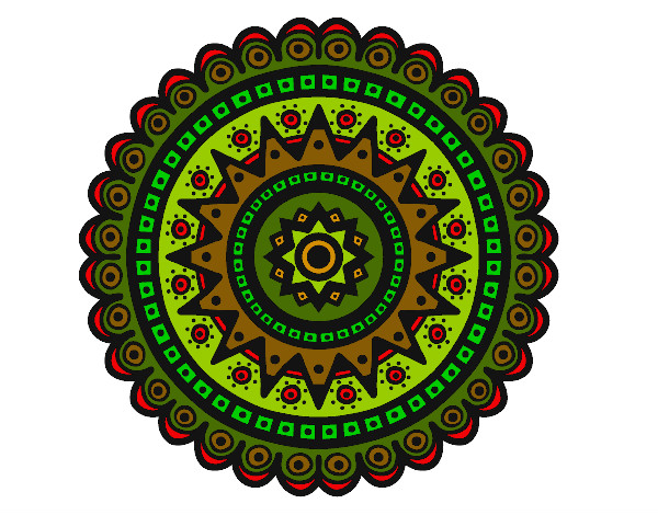 Dibujo Mandala étnica pintado por nancygomez