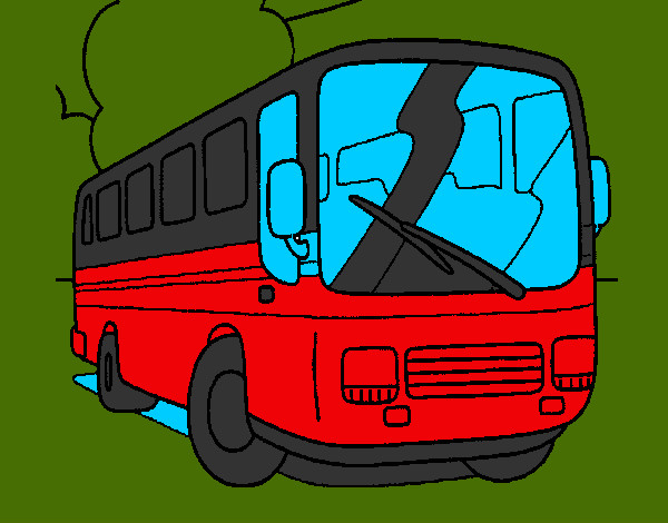 Dibujo Autobús pintado por SanJoaquin