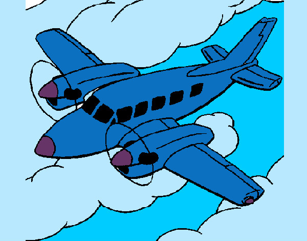 Dibujo Avioneta 1 pintado por secayean