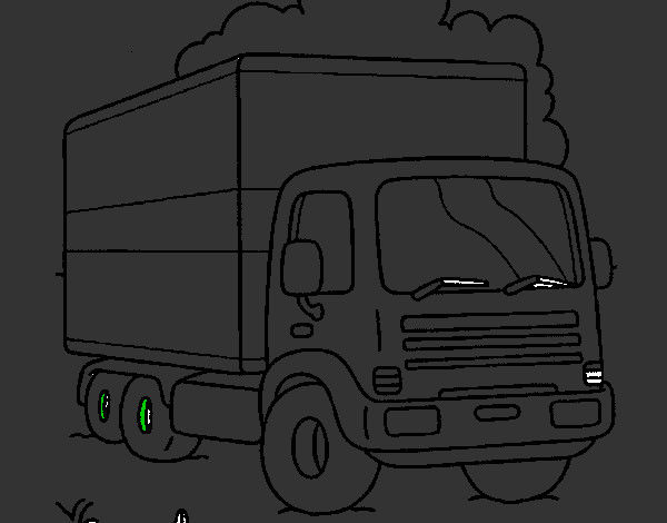 Dibujo Camión 3 pintado por secayean