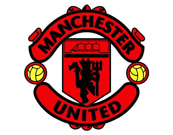 Dibujo Escudo del Manchester United pintado por  diegox7