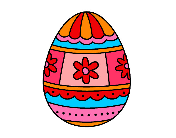 Dibujo Huevo de Pascua con decoraciones pintado por BETTY88