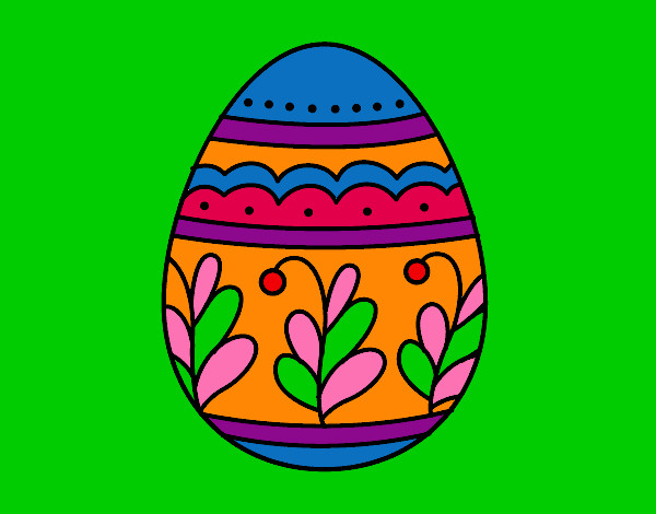 Dibujo Huevo de Pascua mandala pintado por BETTY88