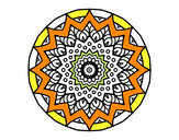Dibujo Mandala creciente pintado por justina12