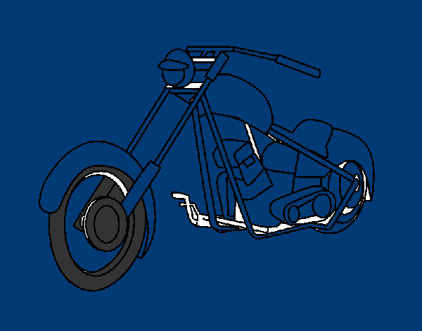 Dibujo Moto 1 pintado por SanJoaquin