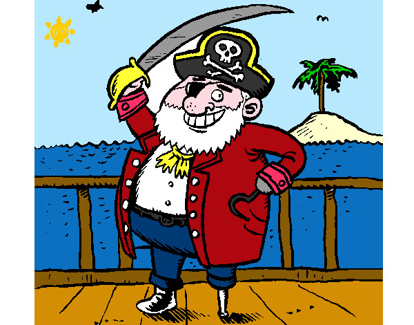 Dibujo Pirata a bordo pintado por marileny