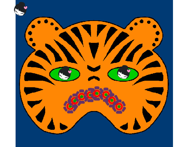 Dibujo Tigre pintado por marcouraga