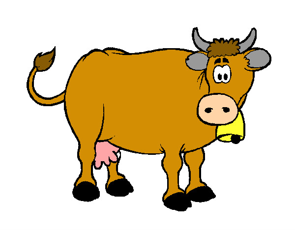 Dibujo Vaca lechera pintado por javier_her
