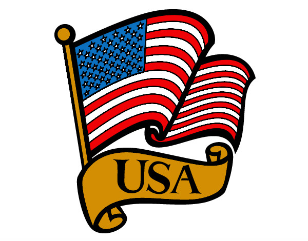 Dibujo Bandera de los Estados Unidos pintado por IlMigliore