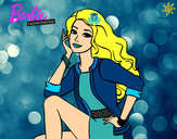 Dibujo Barbie súper guapa pintado por AlexaUribe