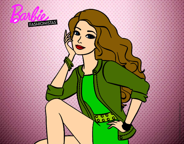 Dibujo Barbie súper guapa pintado por Diamond