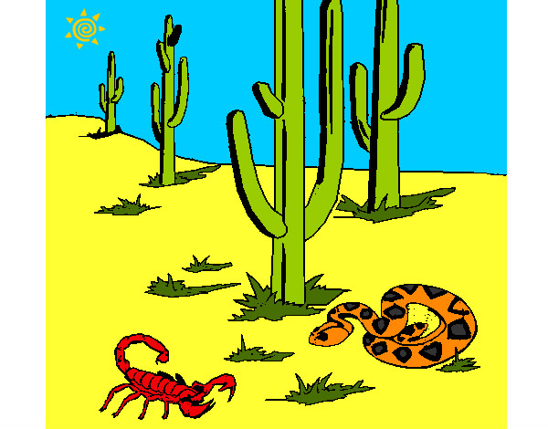 Dibujo Desierto pintado por flore777