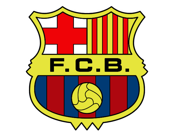 Dibujo Escudo del F.C. Barcelona pintado por IlMigliore